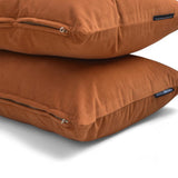 Tan Brown Plain Velvet Throw Cushion Cover - Tan Velvet