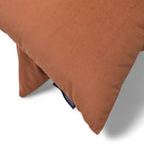 Tan Brown Plain Velvet Throw Cushion Cover - Tan Velvet