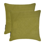 Chartreuse Plain Velvet Throw Cushion Cover - Chartreuse Velvet