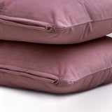 Dusky Pink Plain Velvet Throw Cushion Cover - Dusky Pink Velvet