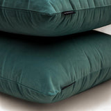 Teal Green Velvet Lumbar Cushion Cover Pack of 2 - Teal Green Velvet Dream