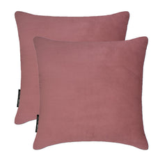 Blush Pink Plain Velvet Throw Cushion Cover - Blush Pink Velvet