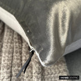 Velvet Taupe Jules - Taupe Velvet Throw Cushion Cover