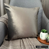 Velvet Taupe Jules - Taupe Velvet Throw Cushion Cover
