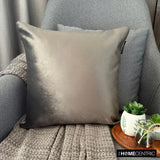 Velvet Taupe Jules - Taupe Velvet Throw Cushion Cover