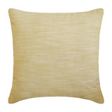 Ochre Cotton Throw Cushion Cover - Checkmate Ochre