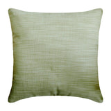 Sage Cotton Throw Cushion Cover - Stripe Plush Sage