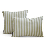 Sage Cotton Lumbar Cushion Cover - Lush Lines Sage