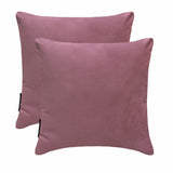 Dusky Pink Plain Velvet Throw Cushion Cover - Dusky Pink Velvet