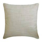 Beige Cotton Throw Cushion Cover - Checkmate Beige