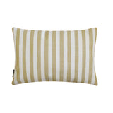 Ochre Cotton Lumbar Cushion Cover - Lush Lines Ochre