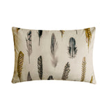 Green Satin Lumbar Cushion Cover - Feather Fluff Green