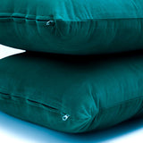 Peacock Velvet Lumbar Cushion Cover Pack of 2 - Peacock Velvet Dream