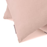 Pastel Peach Velvet Lumbar Cushion Cover Pack of 2 - Pastel Peach Velvet Dream