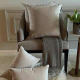 Fawn Velvet Lumbar Cushion Cover Pack of 2 - Fawn Velvet Dream