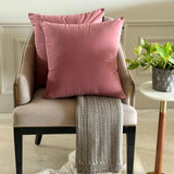 Dusky Pink Velvet Throw Cushion Cover