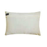 Green Jacquard Lumbar Cushion Cover - Misty Evergreen