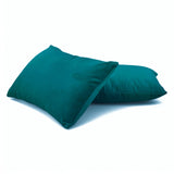 Peacock Velvet Lumbar Cushion Cover Pack of 2 - Peacock Velvet Dream