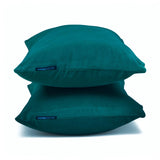 Peacock Velvet Lumbar Cushion Cover Pack of 2 - Peacock Velvet Dream