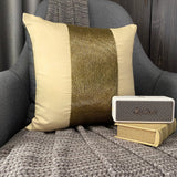 Gold Center - Gold Art Silk Decorative Euro Sham