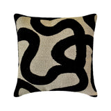 Mono Scrolls Throw Cushion Cover