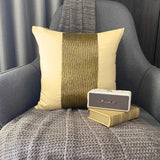 Gold Center - Gold Art Silk Decorative Euro Sham