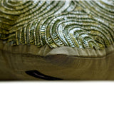 A Touch Of Envy - Green Art Silk Throw Pillow Cover
