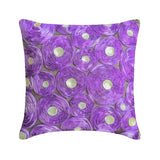 Lavender Roses - Lavender Art Silk Decorative Euro Sham