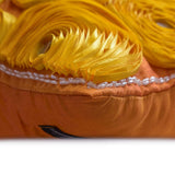 Marigold - Orange Art Silk Decorative Euro Sham