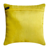 Sun Blooms - Yellow Art Silk Decorative Euro Sham