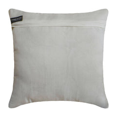 White Heaven - White Art Silk Decorative Euro Sham