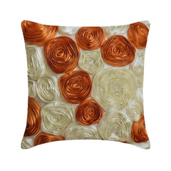Vintage Lovers - Rust Art Silk Decorative Euro Sham