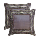 Purple Glamor - Purple Art Silk Throw Pillow Cover