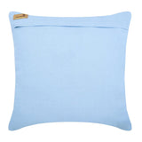Pearly Sea Tangle - Light Blue Cotton Linen Throw Pillow Cover