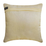 Gold Garden - Gold Art Silk Throw Pillow Cover