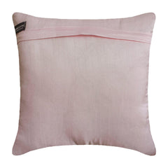 Sweet Kisses - Pink Art Silk Throw Pillow Cover