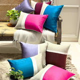 Fuchsia Silkastic  - Fuchsia Silk & Linen Decorative Euro Sham