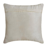 Sea Weeds - Aqua Blue & White Art Silk Decorative Euro Sham