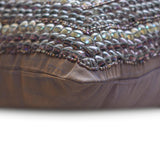 Purple Glamor - Purple Art Silk Throw Pillow Cover