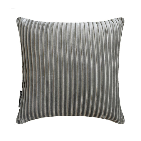 Gray Lines Throw Cushion Cover