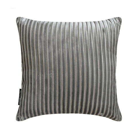 Gray Lines Throw Cushion Cover