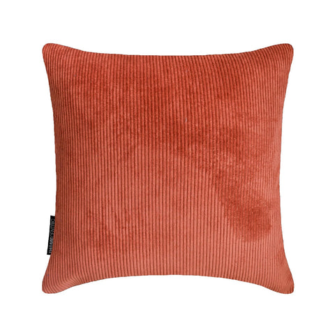 Rust Cords Throw Cushion Cover