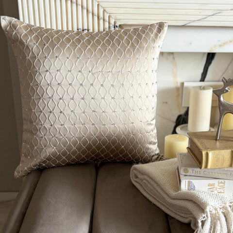 Crystal Lattice Throw Cushion Cover