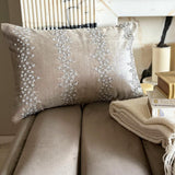 Crystal Frostline Lumbar Cushion Cover