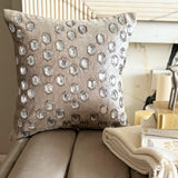 Snowlit Crystals Throw Cushion Cover