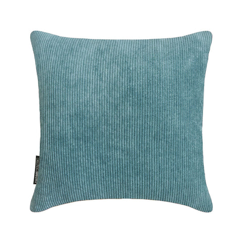Teal Blue Cords Throw Cushion Cover