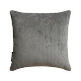 Dark Gray Cords Throw Cushion Cover