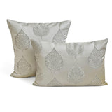 Gray Jacquard Lumbar Cushion Cover - Windsor Grace