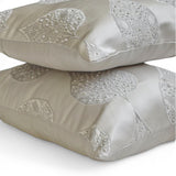 Gray Jacquard Lumbar Cushion Cover - Windsor Grace