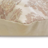 Pink Jacquard Lumbar Cushion Cover - Blush Chateau